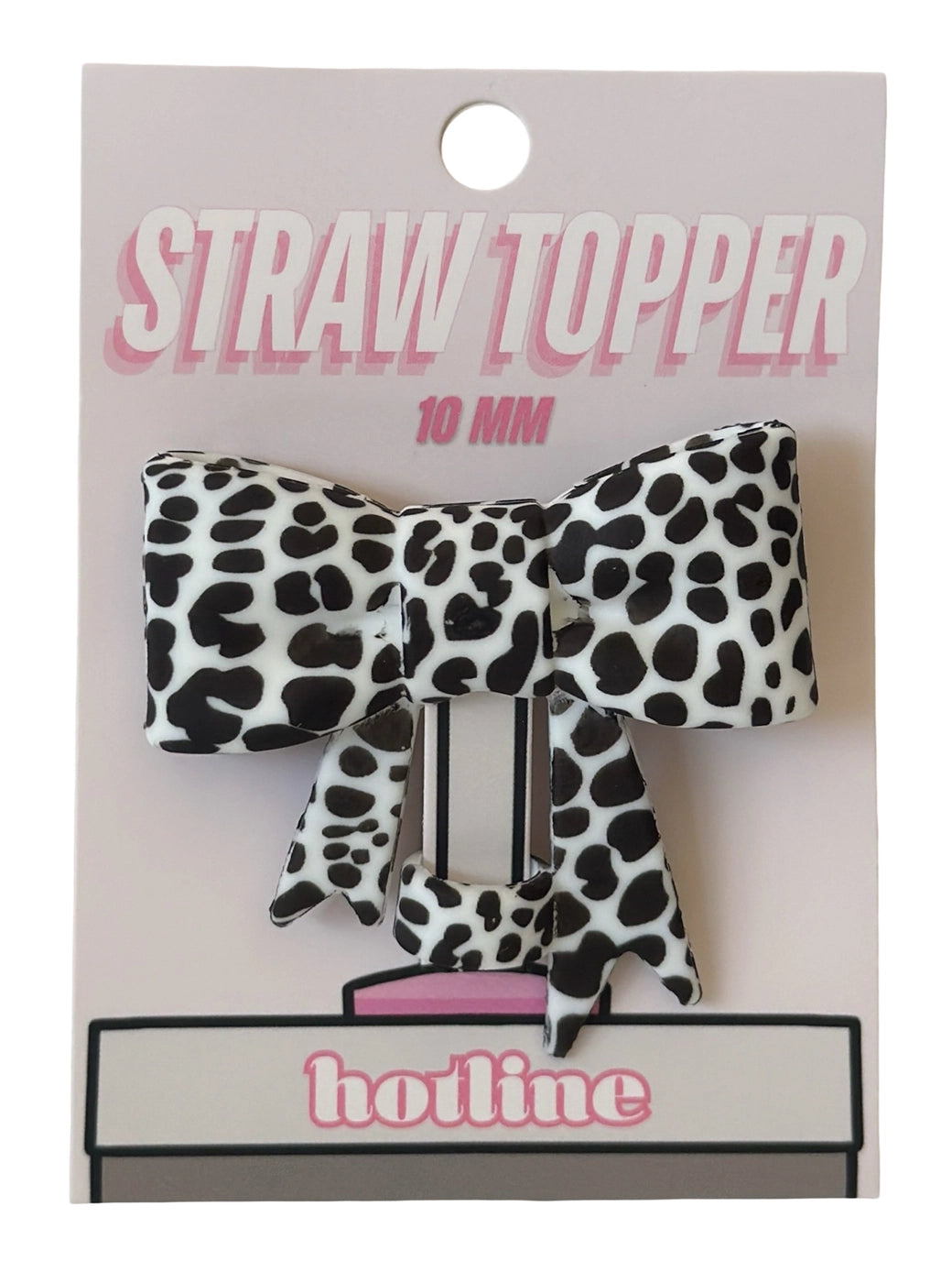 Large Bow Straw Toppers