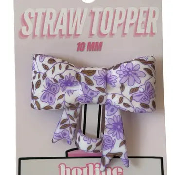 Large Bow Straw Toppers