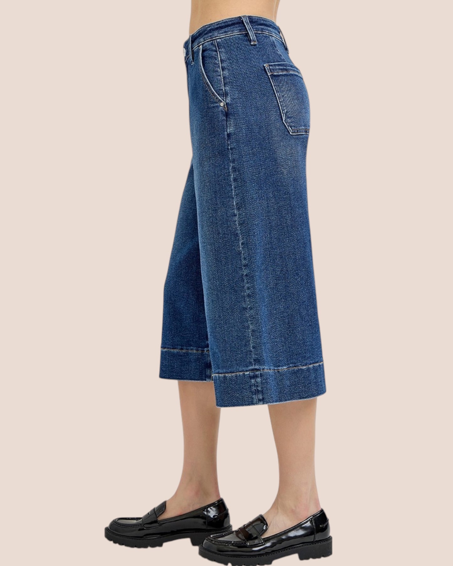 The 'Athens' Wide Culotte Capris