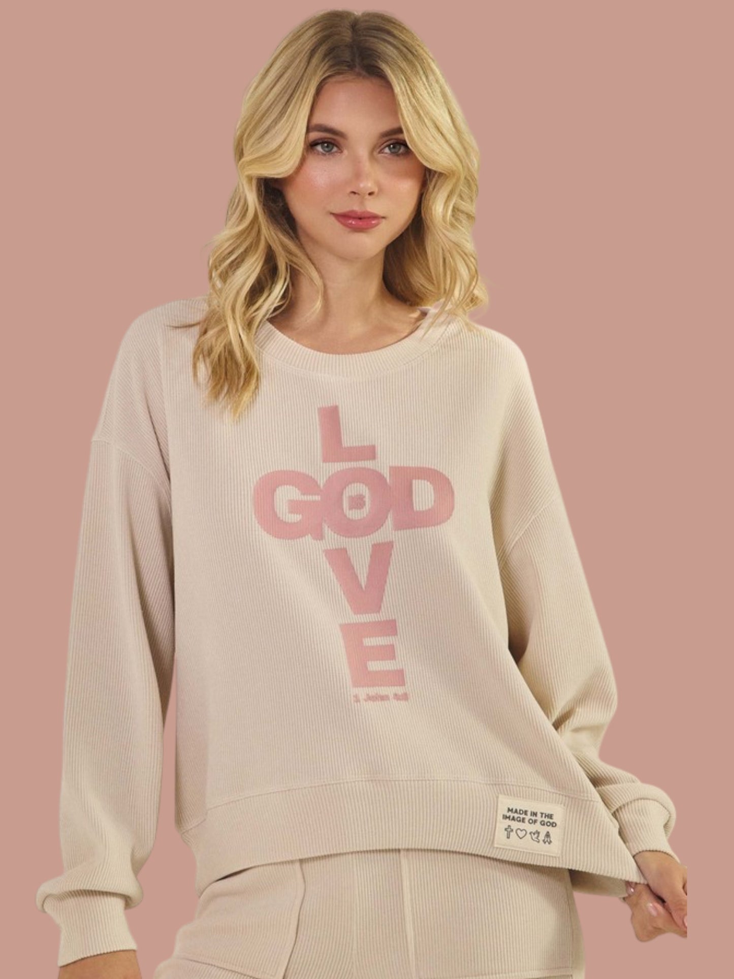 'God Is Love' Crewneck