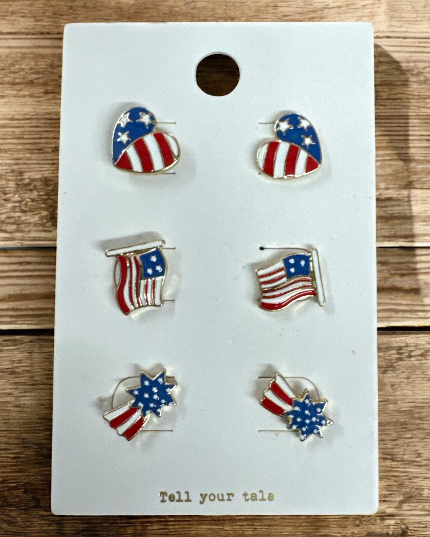 'USA All Day' Earrings
