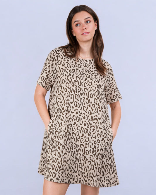 'Wild Heart' Leopard Mini Dress