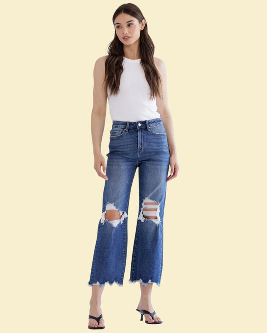 'Haven Hill' 90's Vintage Crop Jeans