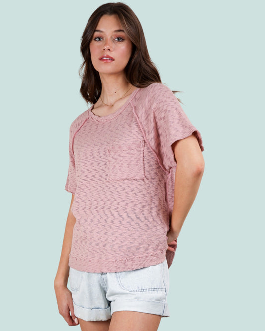 'Coastal Escape' Knit Top