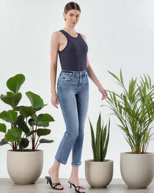 The 'Olivia' - Straight Leg Jeans