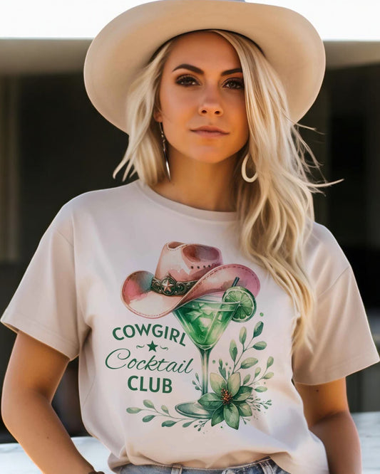 ‘Cowgirl Cocktail Club’ Tee