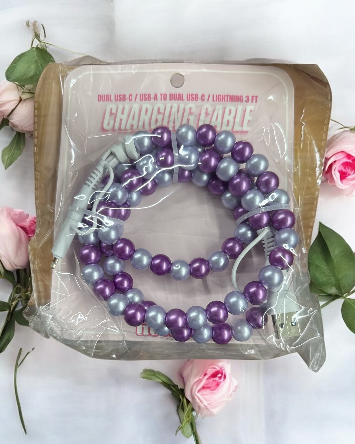 'Pretty Pearl' Charging Cables