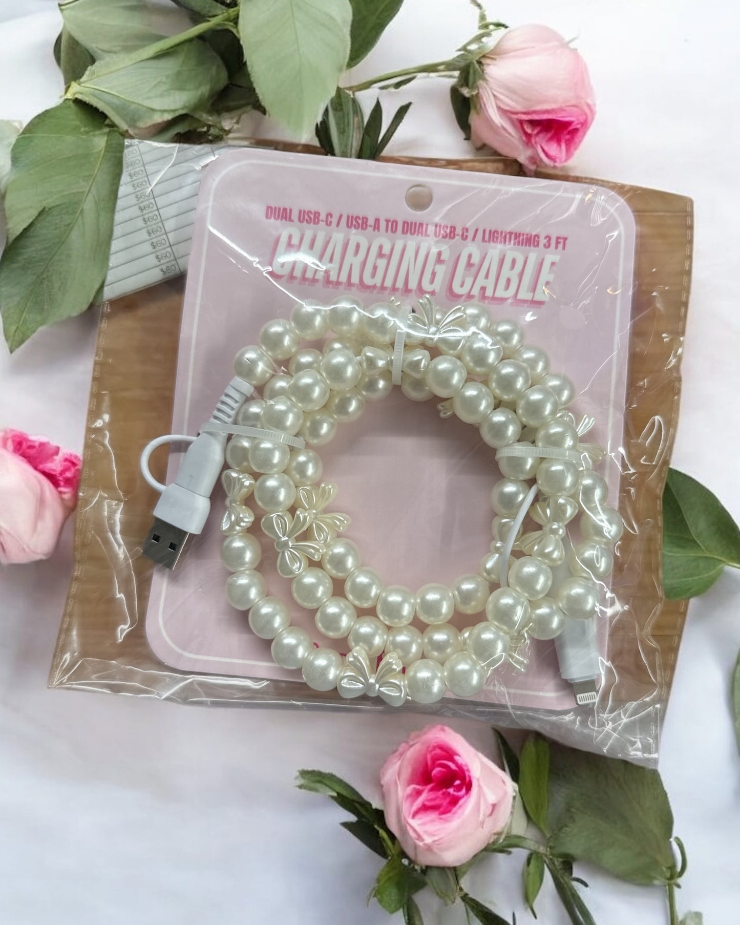 'Pretty Pearl' Charging Cables