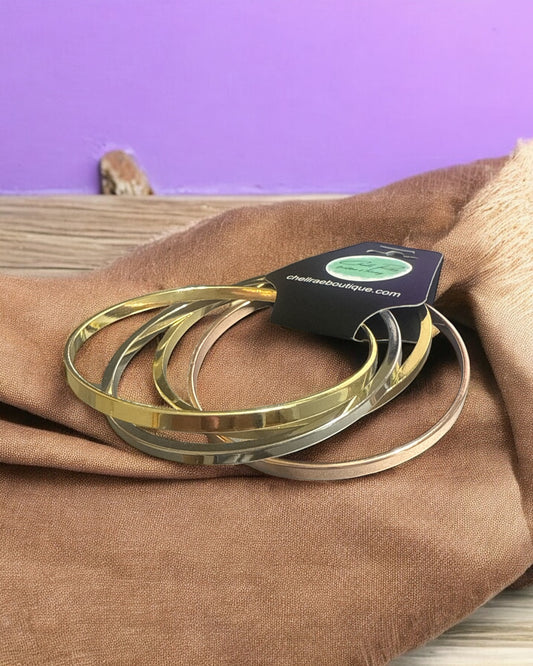 'Pinky Promise' Bangle Set