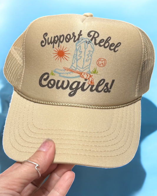 'Rebel Cowgirl' Trucker Hat