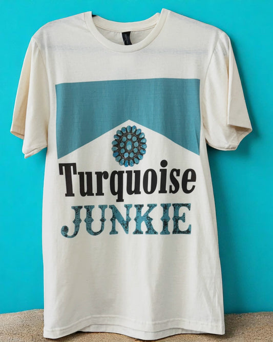 'Turquoise Junkie' Graphic Tee