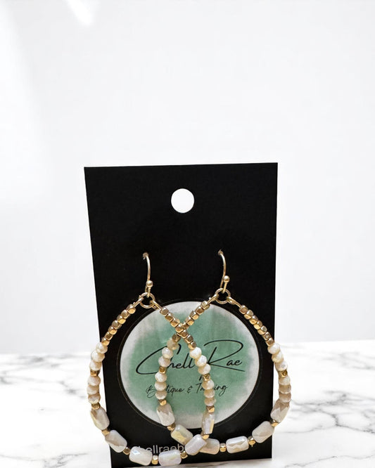 'Coral Moon' Earrings