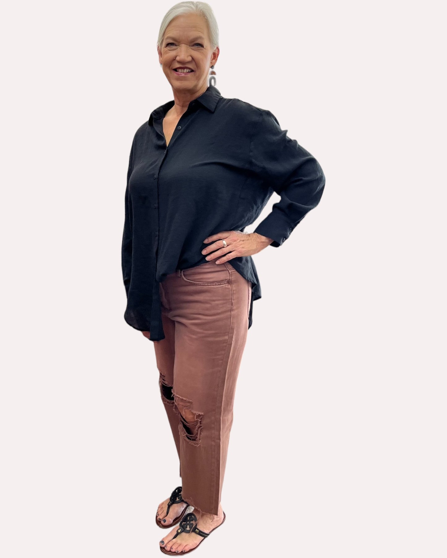 90's 'Leslie' Crop Flare