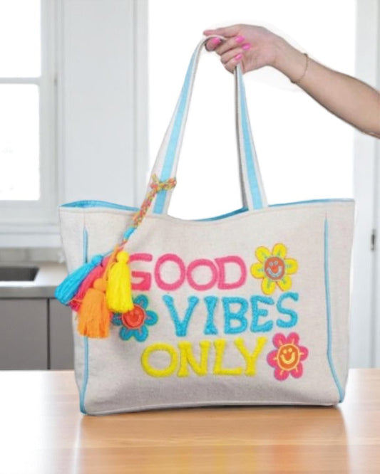'Good Vibes Only' Tote