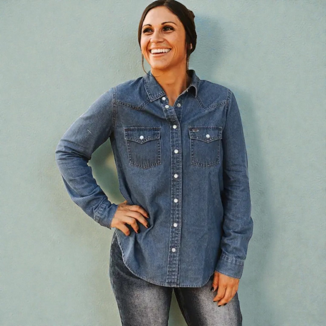 'Rebel Child' Denim Shirt