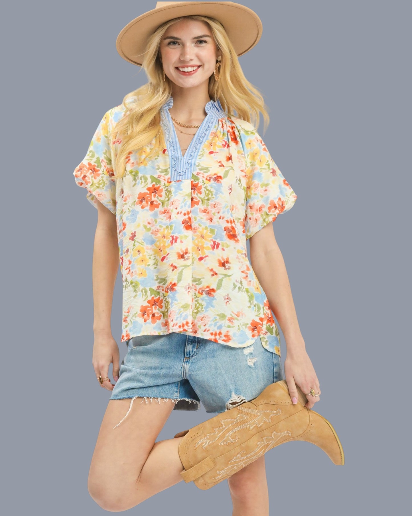 'Poppy Lane' Top