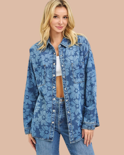 'Washed Wildflowers' Top