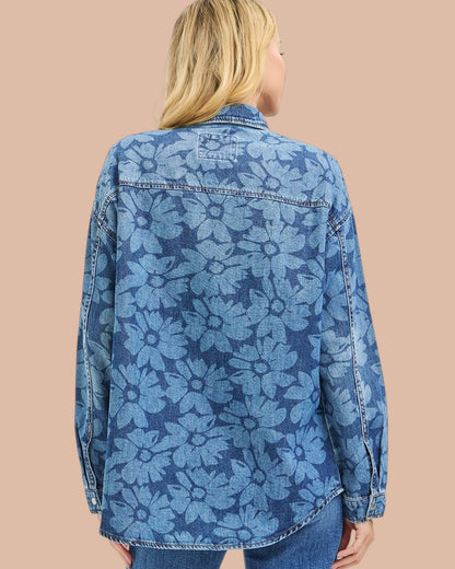 'Washed Wildflowers' Top