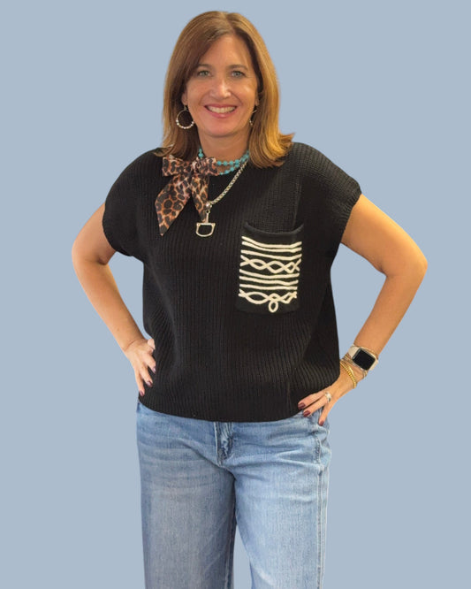 'Giddy Up' Sweater Vest