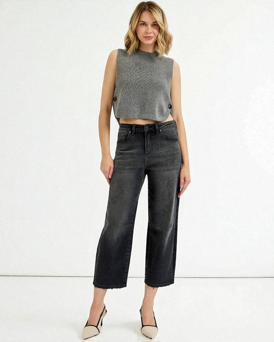 'Raven' Barrel Jeans