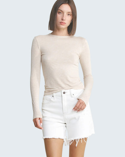 'Misty White' Shorts