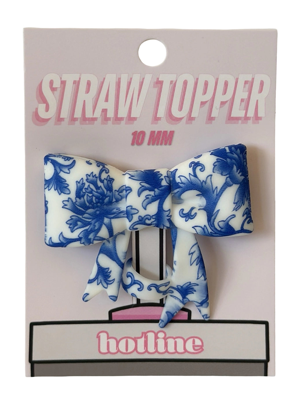 Large Bow Straw Toppers