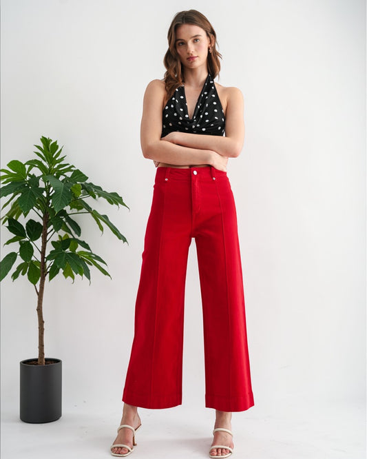 'After Hours' Wide Leg Jeans