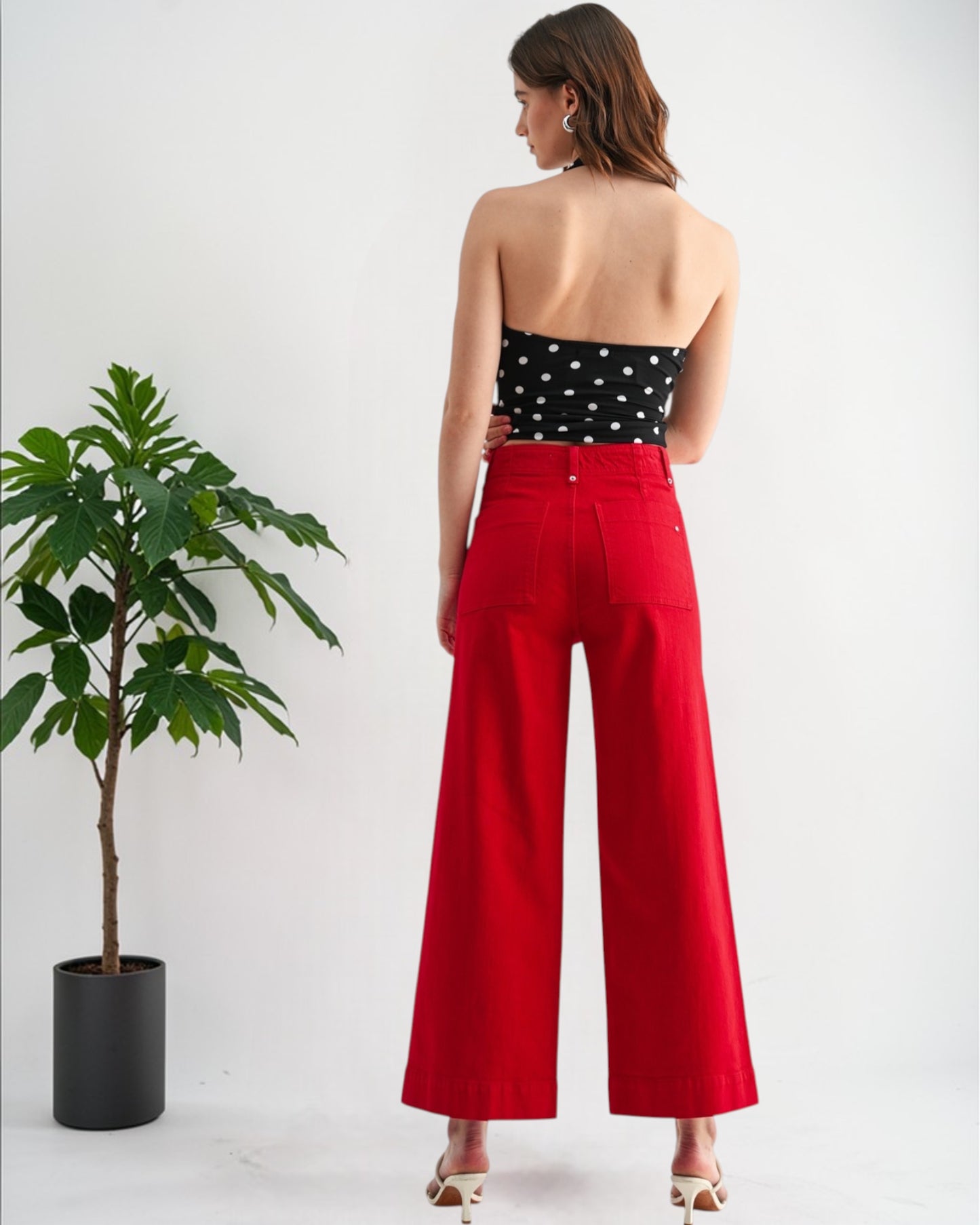 'After Hours' Wide Leg Jeans