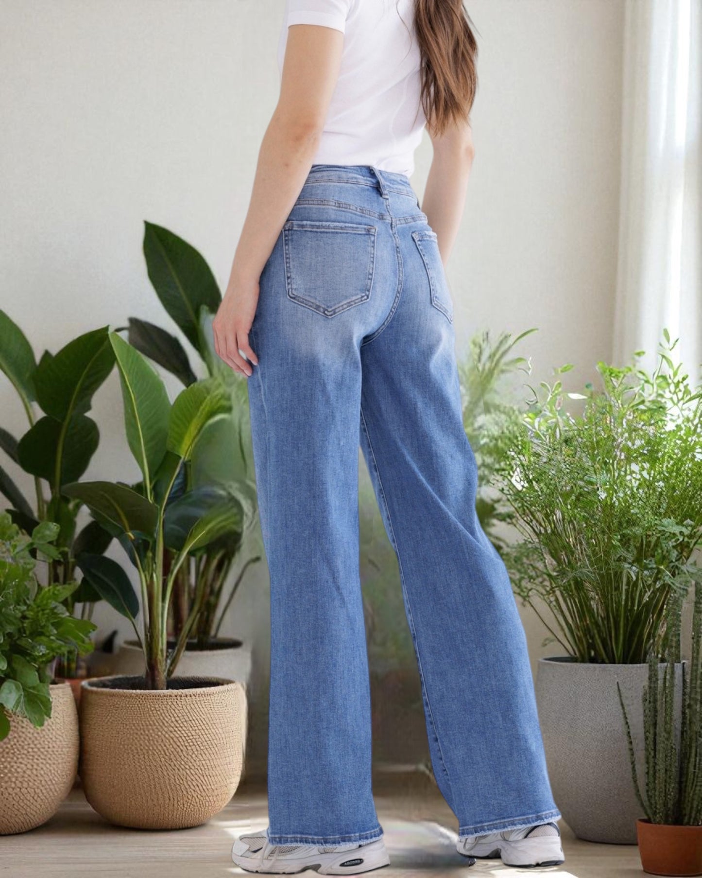 'Arizona' Wide Leg Jeans