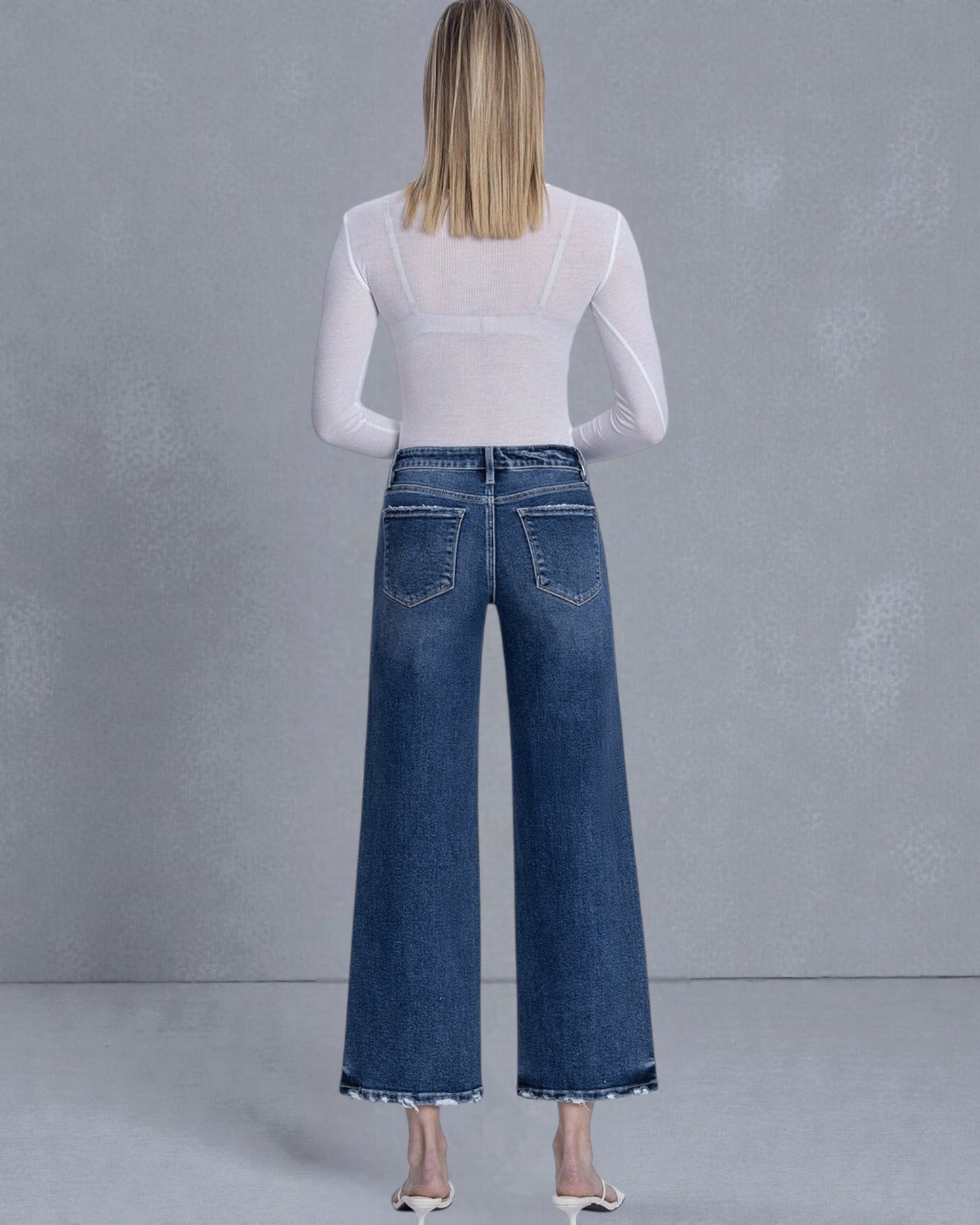 'Blissful' Wide Leg Jeans