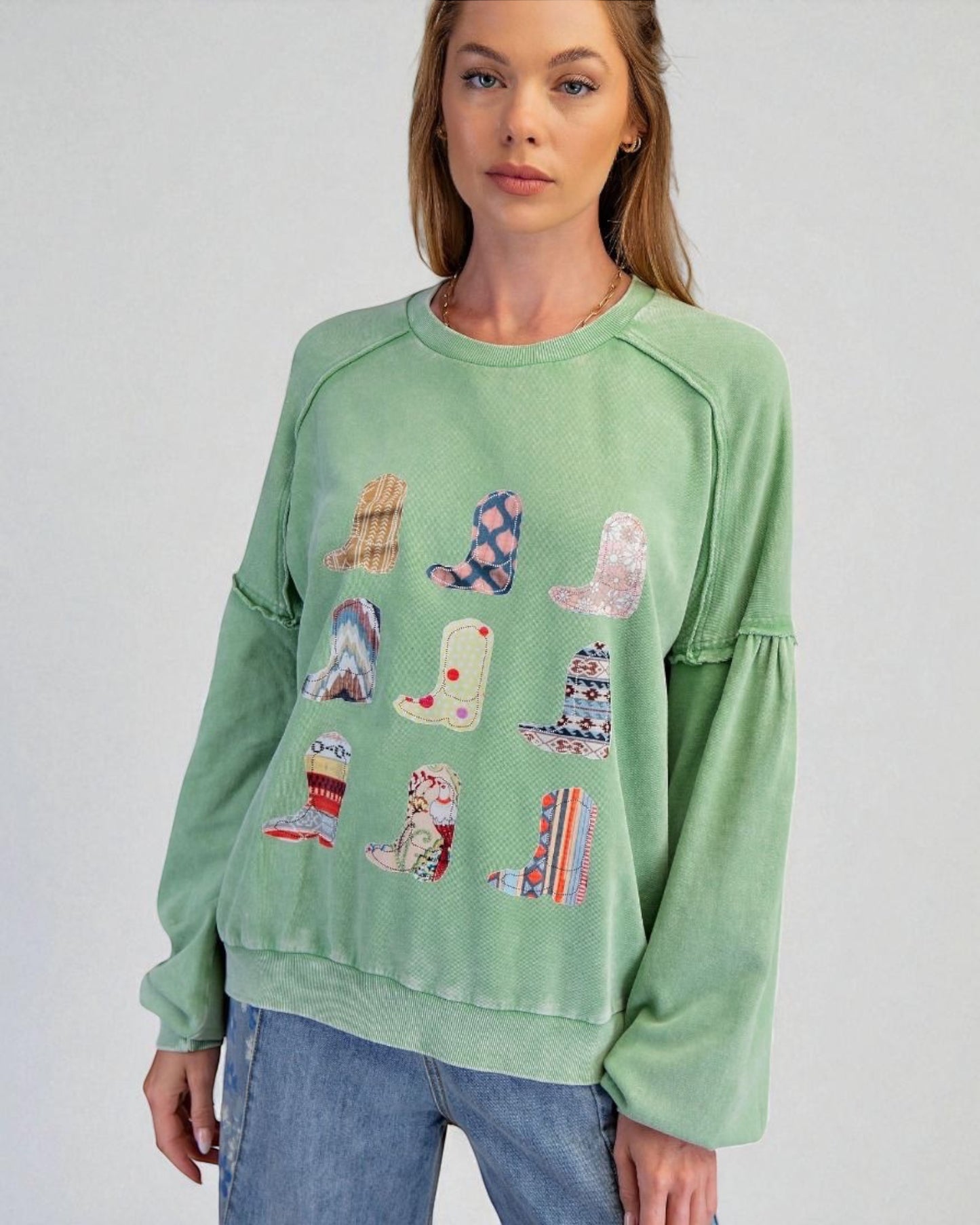 'Boot Crew' Crewneck