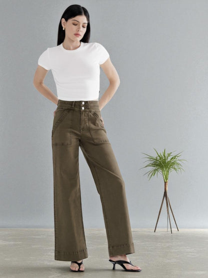 'City Stroll' Wide Leg Jeans