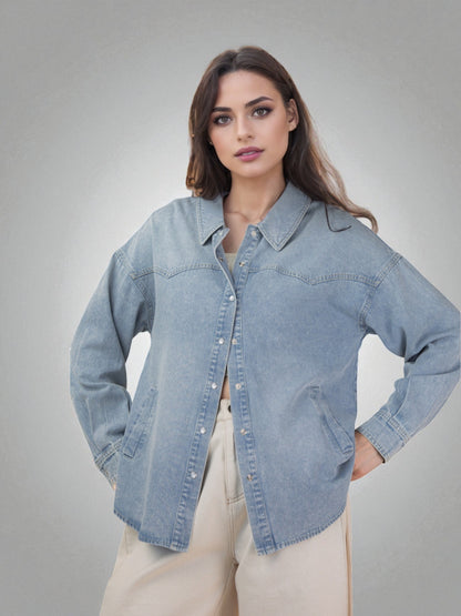 'Dust Storm' Denim Top