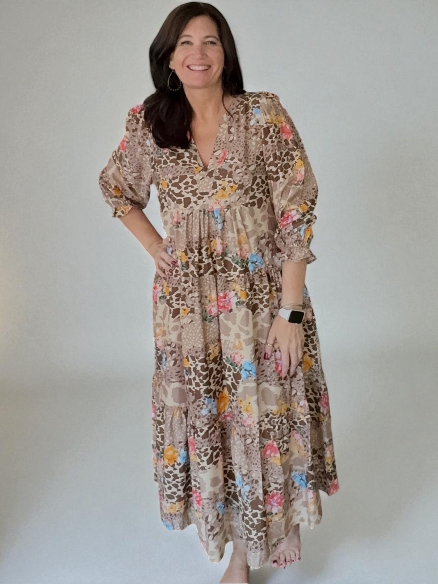 'Fall Feeling' Midi Dress