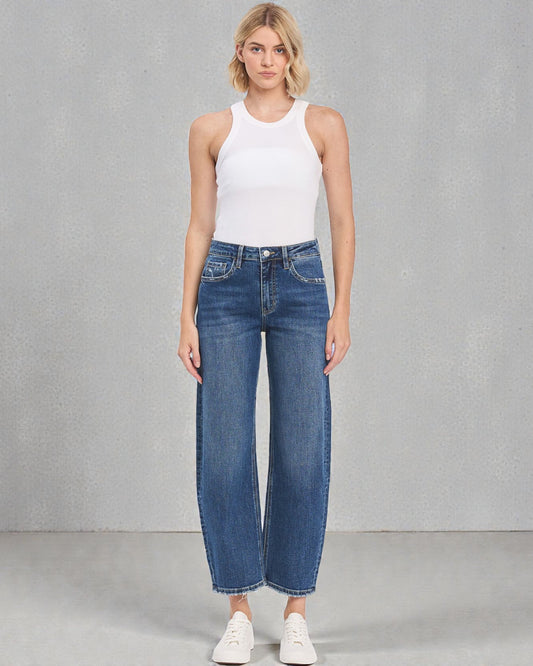 'Hometown Girl' Barrel Jeans