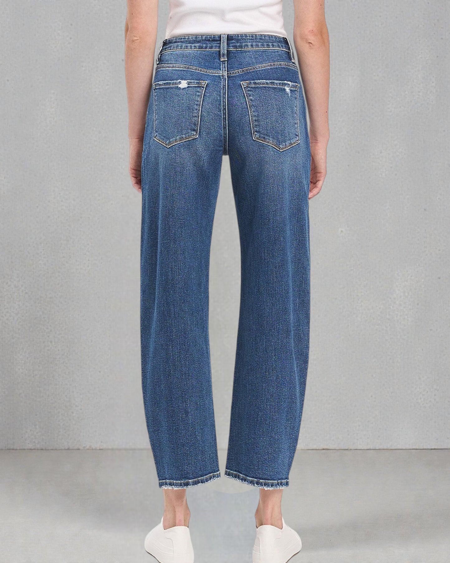 'Hometown Girl' Barrel Jeans