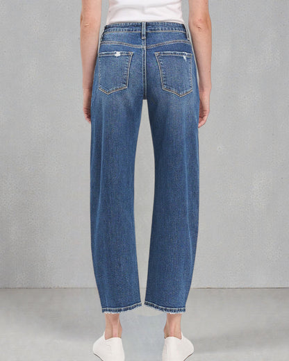 'Hometown Girl' Barrel Jeans