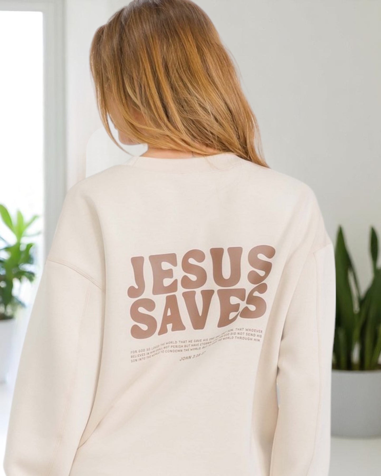 'Jesus Saves' Sweatshirt