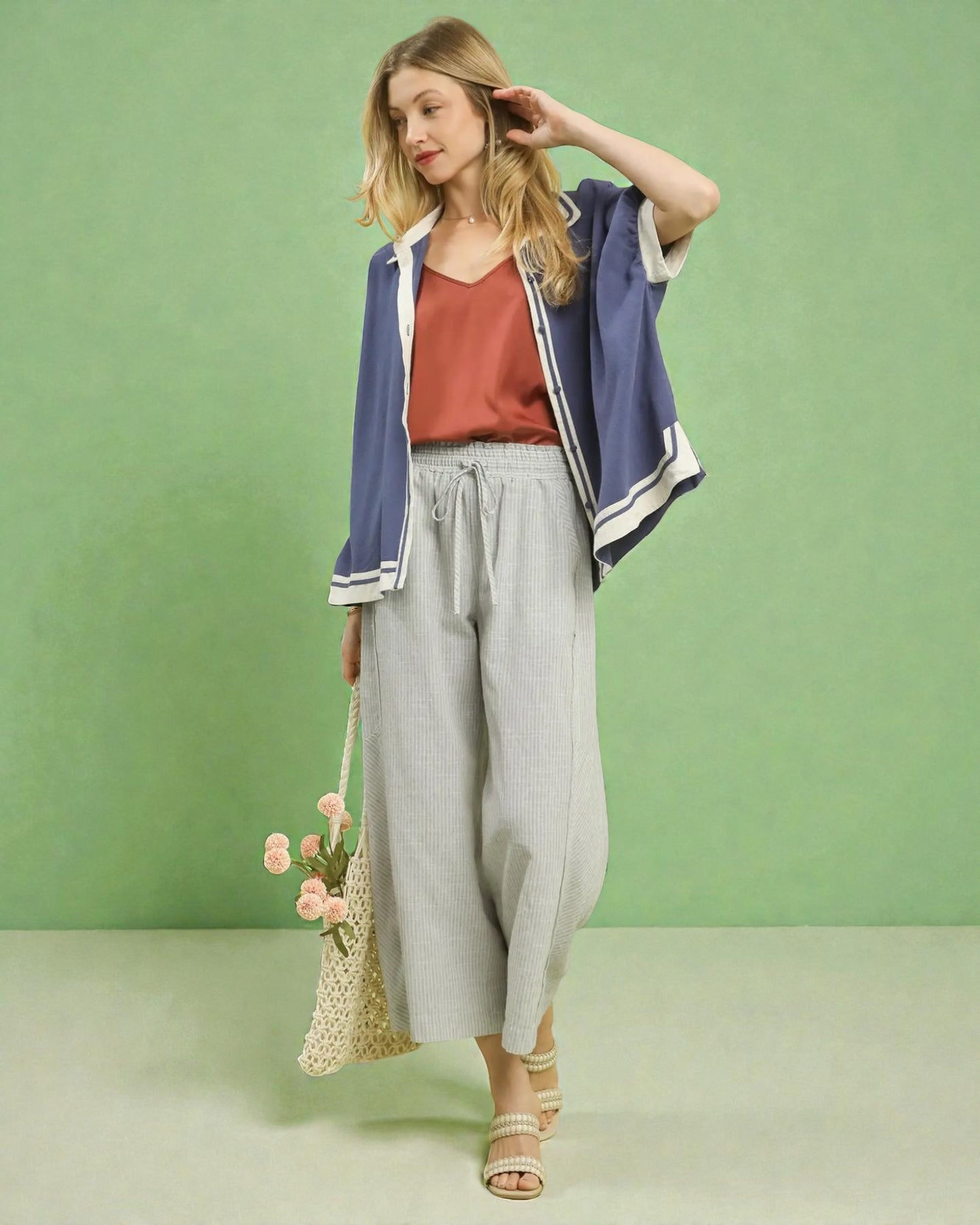 'Casual Look' Linen Pants