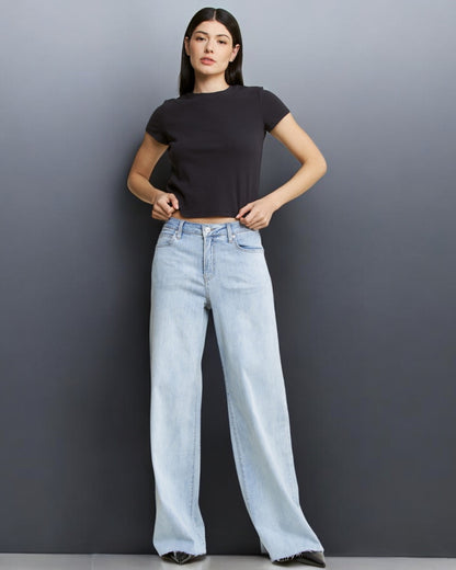 ‘Vintage Navy’ Wide Leg Jeans