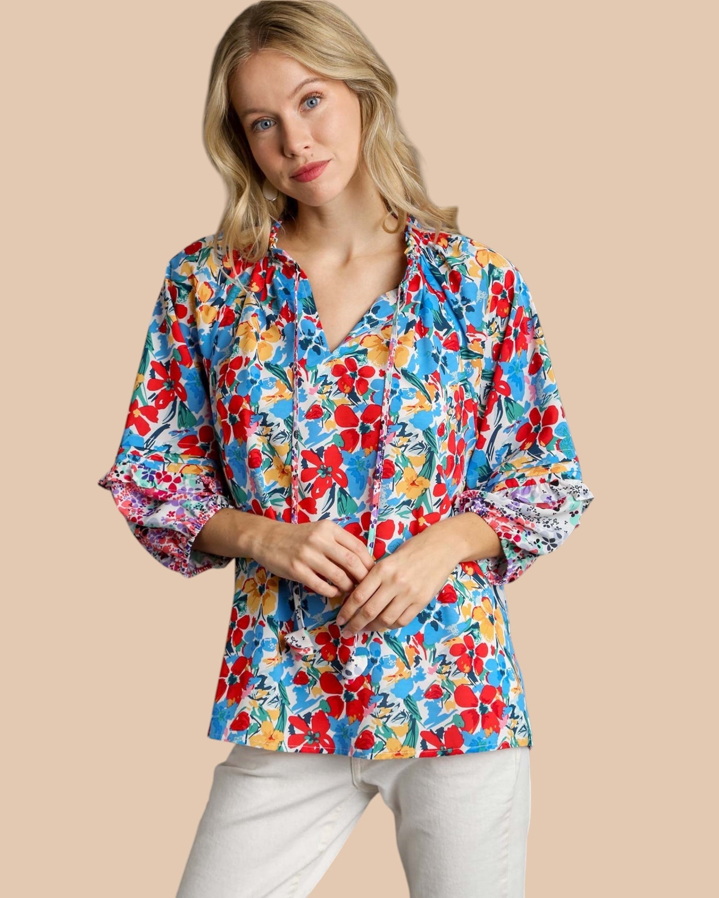 'Painted Petals' Top