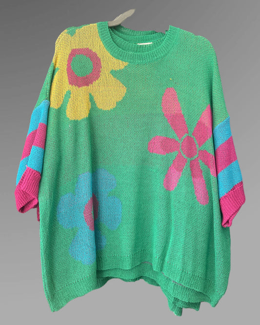 'Flower Power' Sweater