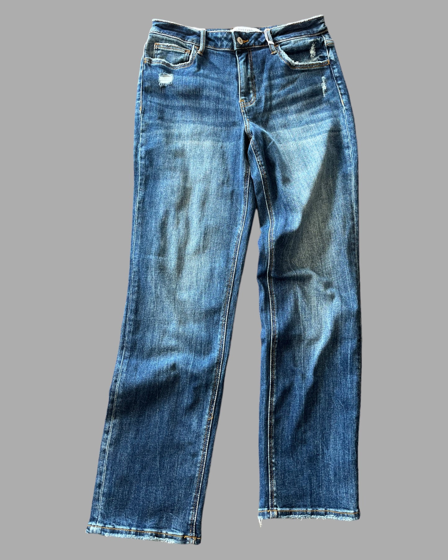 'True Blue' Mid-Rise Jeans