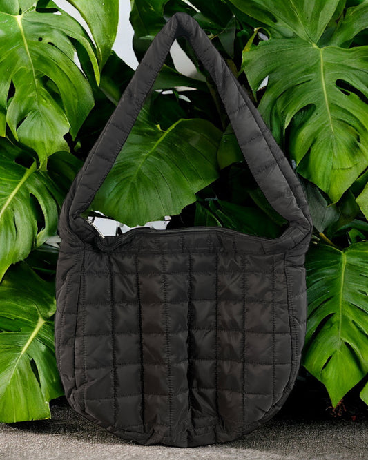 Quilted Zipper Tote