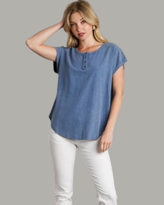 ‘Stone Wash’ Top