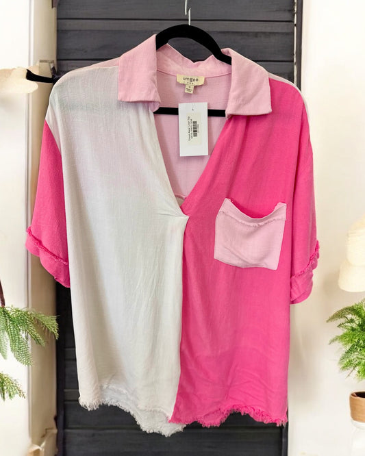 ‘Dream Away’ Linen Top