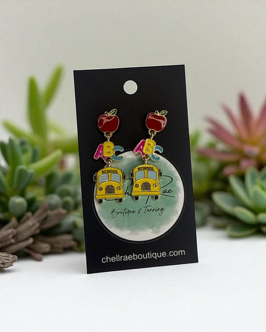 'Back To School' Earrings