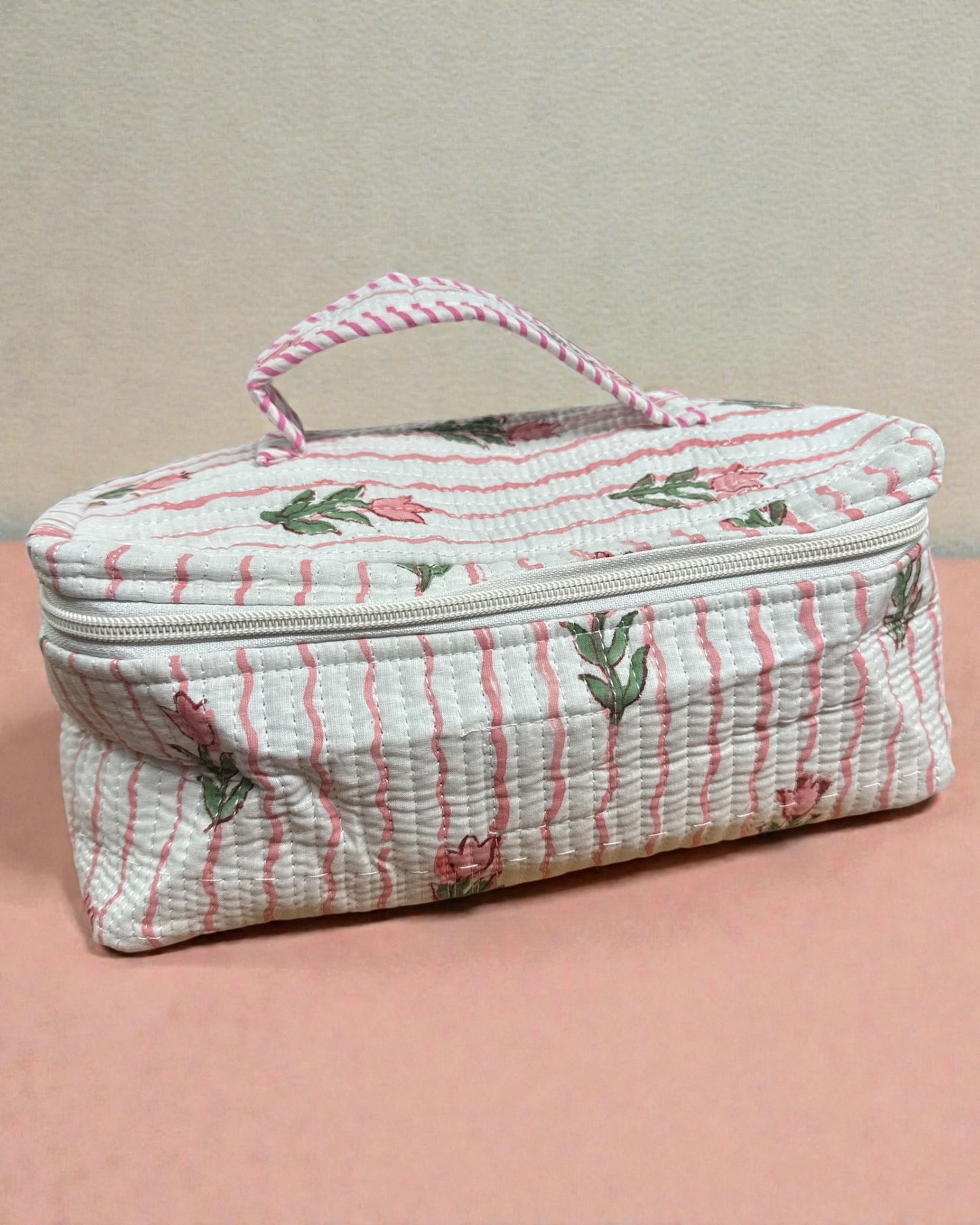'Let's Go' Makeup Bag