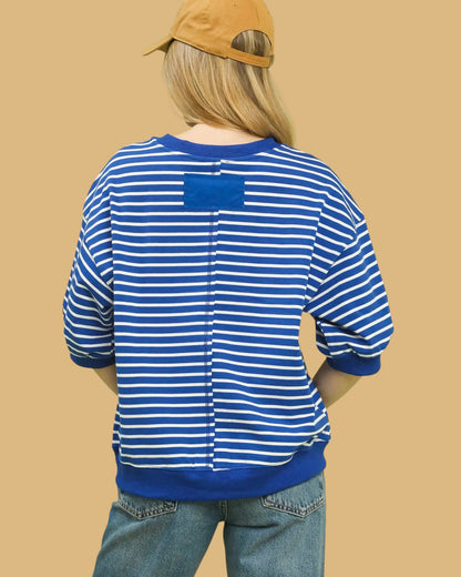 'Royal Stripes' Top