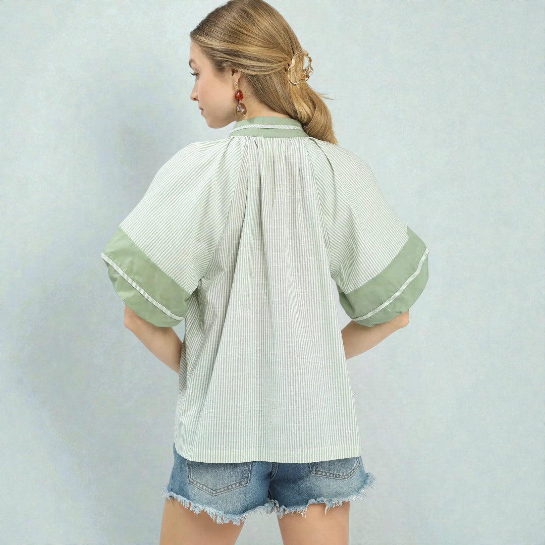 'Sagebrush Stripes' Top